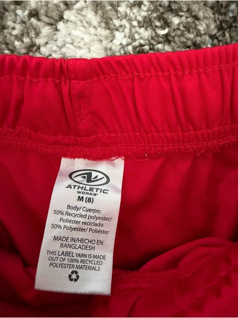 NWT Tek Gear Grey baseball tank Top size S red Shorts Size M 8